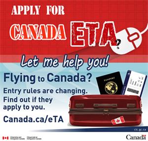 加拿大电子旅行许可（eTA）